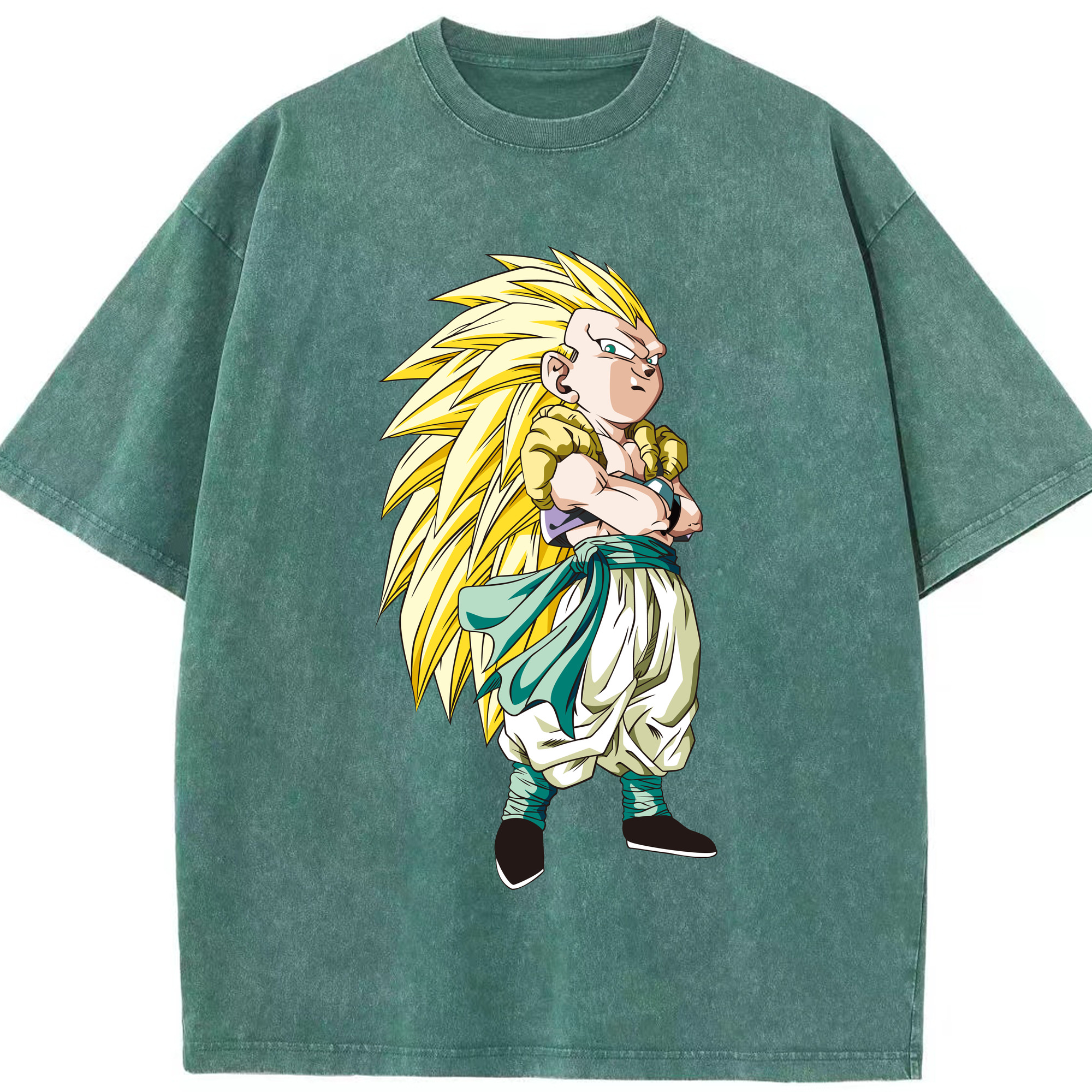 （画像用） ドラゴンボール ベジット DRAGON BALL Vegetto 綿100% ヴィンテージ風 半袖Tシャツ（フロントプリント）